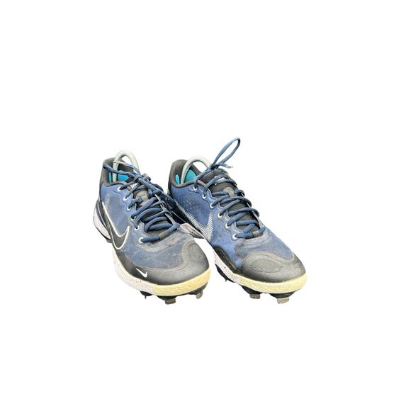 💙 Nike React Men 8.5 Blue Baseball Cleats – Men’s Turf Field Shoes - Picture 4 of 10